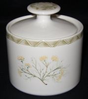 Fitz & Floyd Omnibus VEGETABLE BASKET Sugar Bowl w/Lid